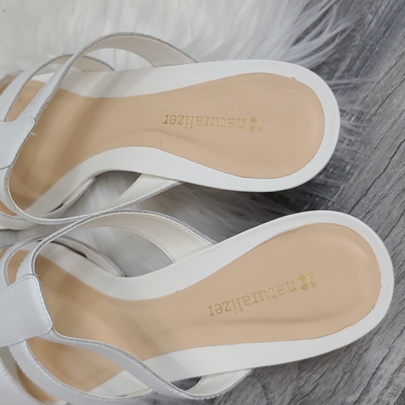 Naturalizer Biton White Heel Sandal - Picture 6 of 8